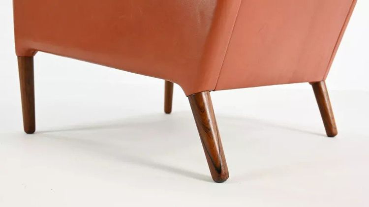Poltrona in pelle scandinava, Kurt Ostervig