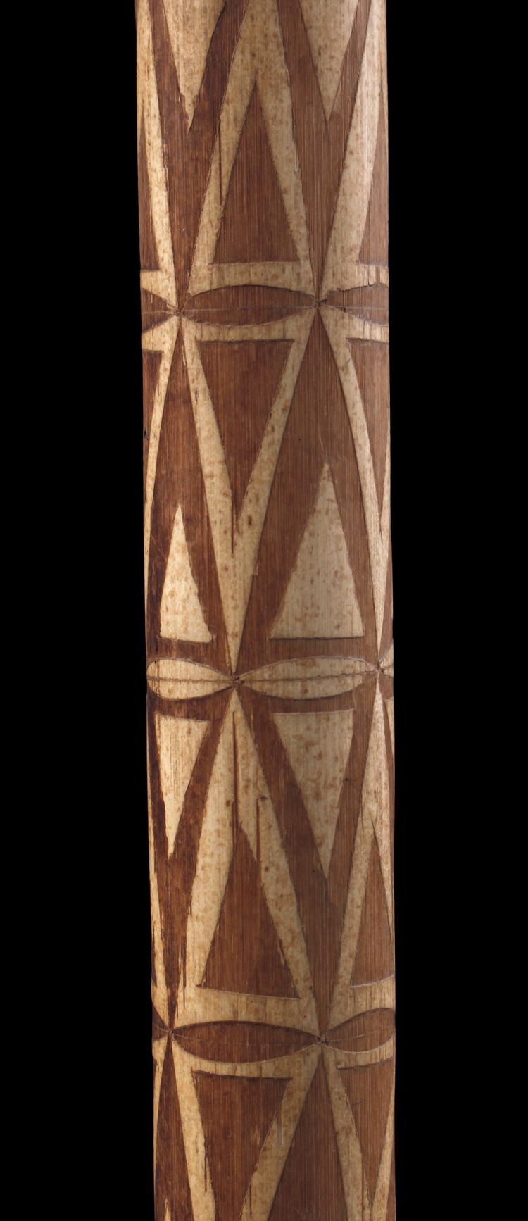 Zeremonielle Flöte aus Bambus, traditionelles Instrument, ozeanische Kunst, Stammeskunst, Ozeanien, Vanuatu