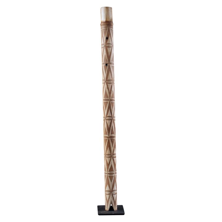 Zeremonielle Flöte aus Bambus, traditionelles Instrument, ozeanische Kunst, Stammeskunst, Ozeanien, Vanuatu