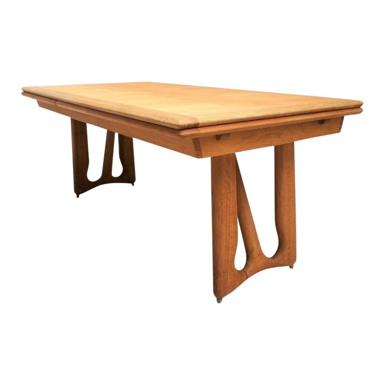 Table à l'Italienne En Chêne Doré,  Guillerme Et Chambron