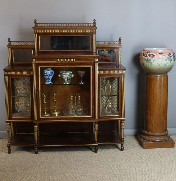 LOUIS XVI STYLE DISPLAY CABINET NAPOLEON III
