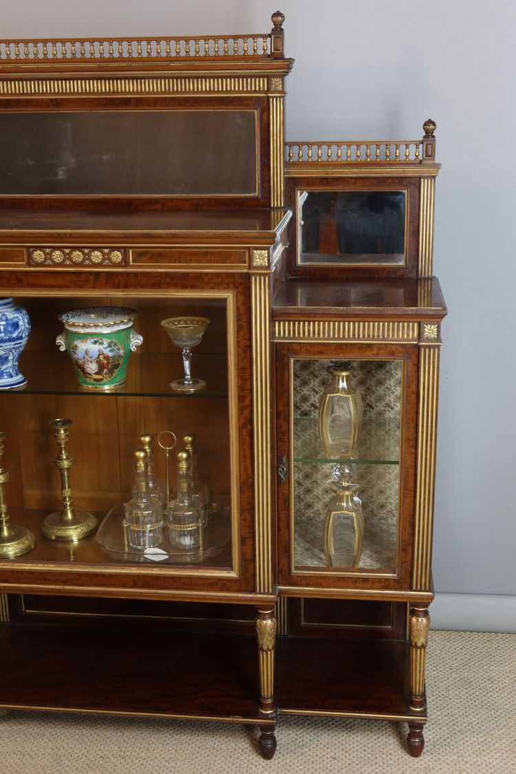 LOUIS XVI STYLE DISPLAY CABINET NAPOLEON III