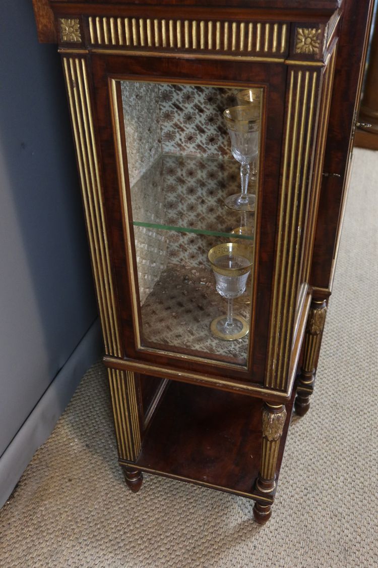 LOUIS XVI STYLE DISPLAY CABINET NAPOLEON III