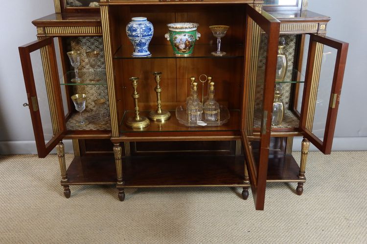 LOUIS XVI STYLE DISPLAY CABINET NAPOLEON III