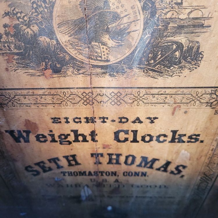 Seth Thomas, American Wall Clock, 19th Century