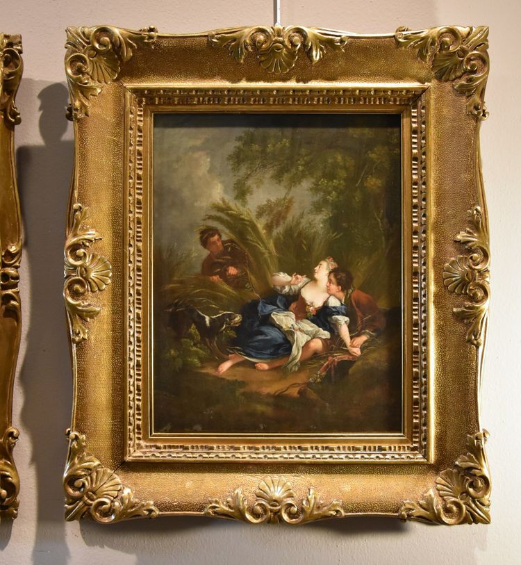 Francois Boucher (paris, 1703 - 1770), The Surprised Lovers/the Pleasant Le