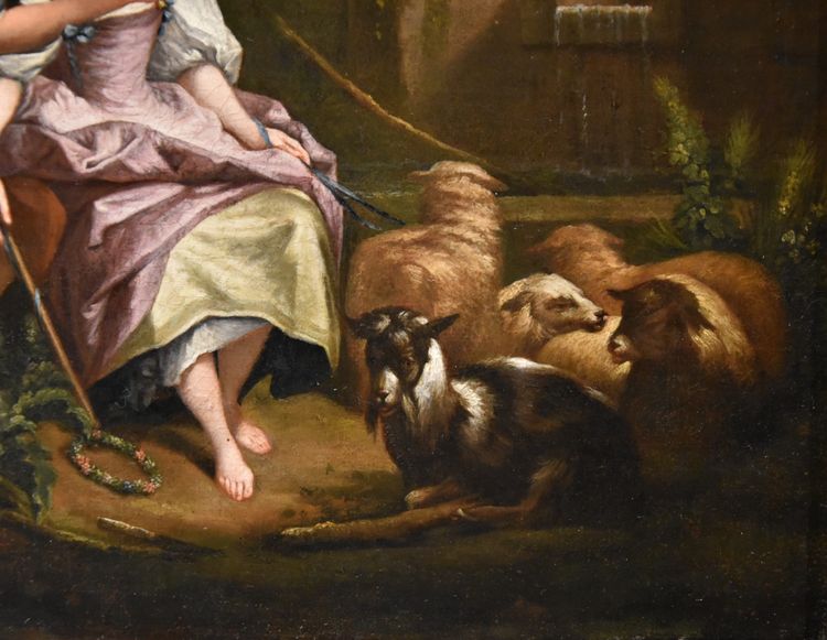 Francois Boucher (paris, 1703 - 1770), The Surprised Lovers/the Pleasant Le
