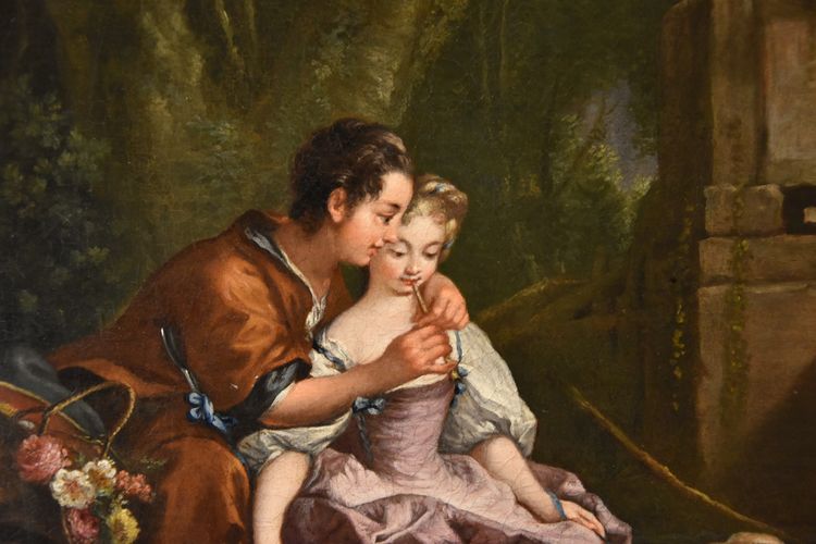 Francois Boucher (paris, 1703 - 1770), The Surprised Lovers/the Pleasant Le