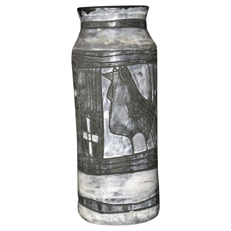 Vase signé Jacques Pouchain Période Poët-laval