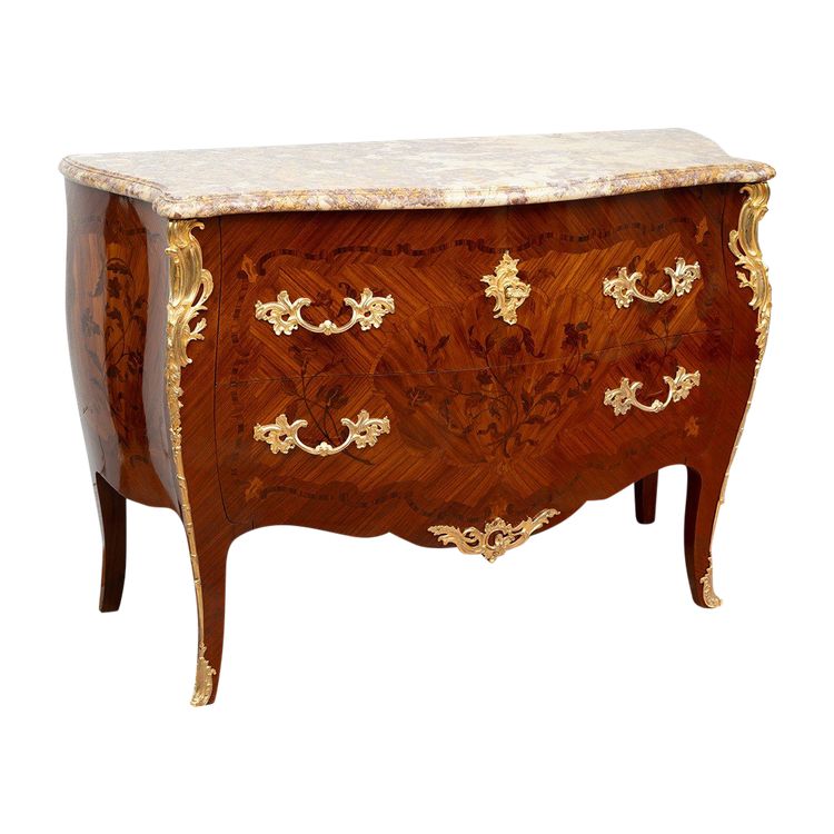 Antico cassettone francese Napoleone III, XIX secolo.