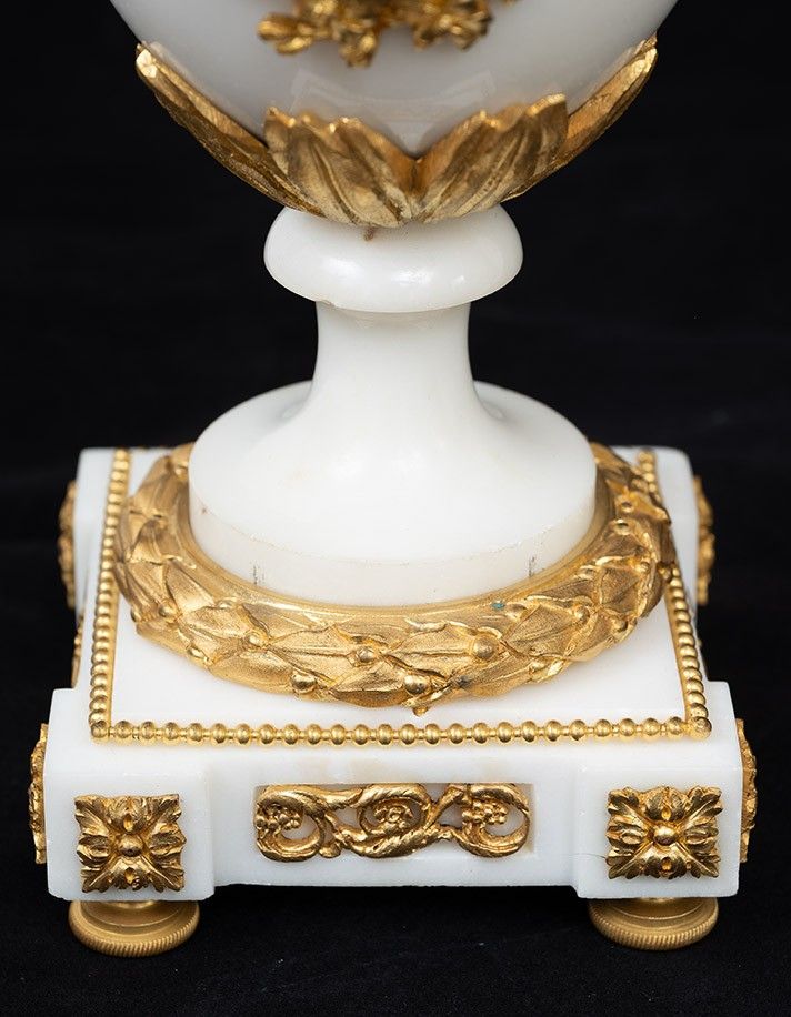 Pair of cassolettes France 19th century.
