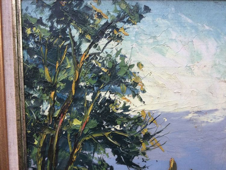Russian School. The Breton coast