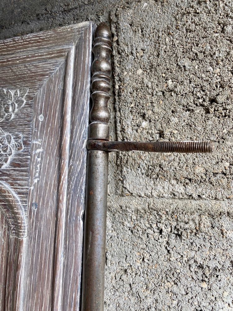 19th century ceruse oak armoire