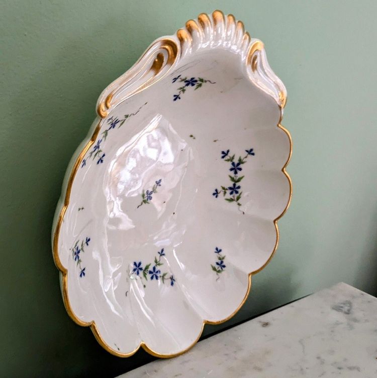 Clignancourt, Comte de Provence - Muschelkompott aus der Zeit von Louis XVI - Pariser Porzellan