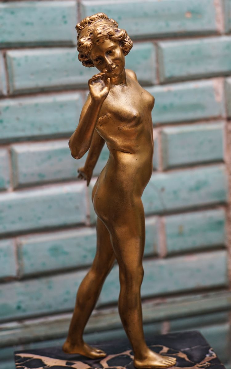 Jean-Léon GÉROME, NU Bronzo dorato