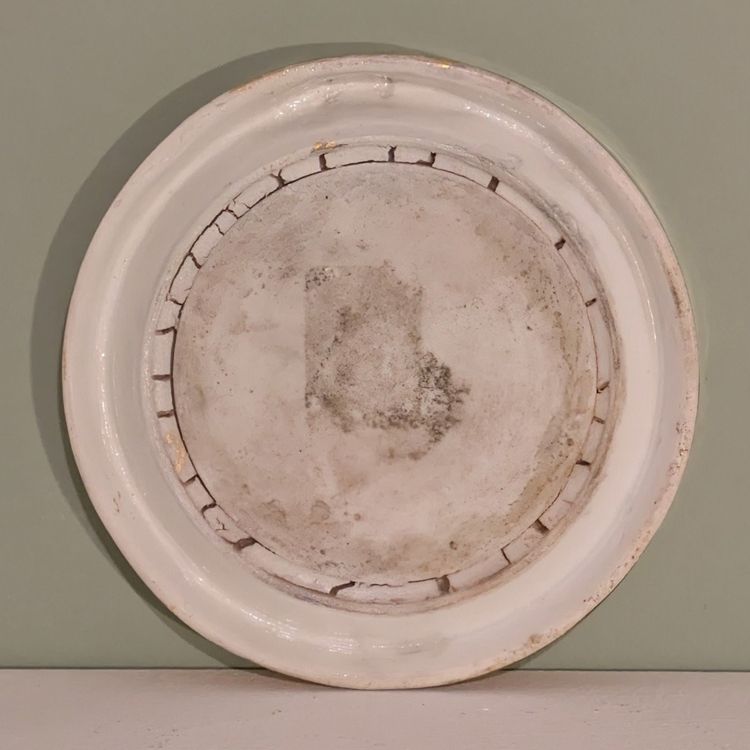 Paris or Sèvres, medallion portrait of Charles X - painted and gilded porcelain