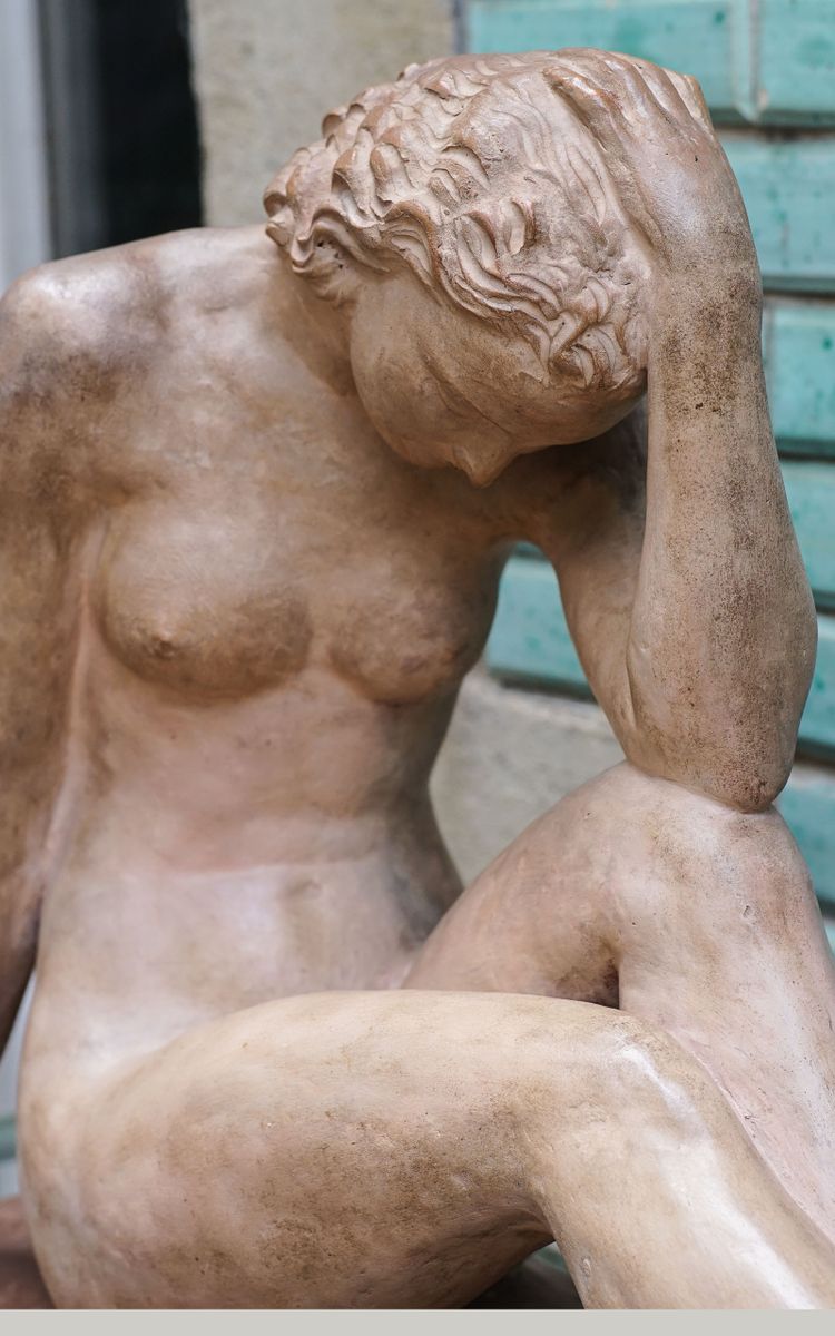 Ugo CIPRIANI (1887-1960), Seated female nude, terracotta