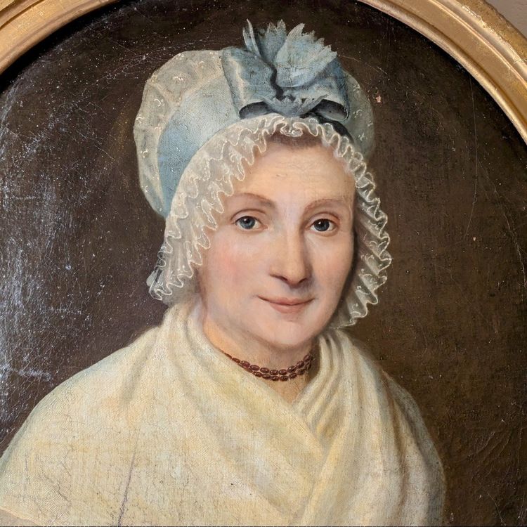 Portrait d'une Demoiselle - French Restoration-period work