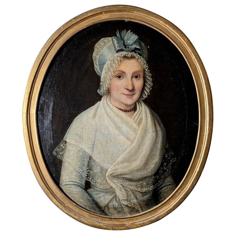Portrait d'une Demoiselle - French Restoration-period work