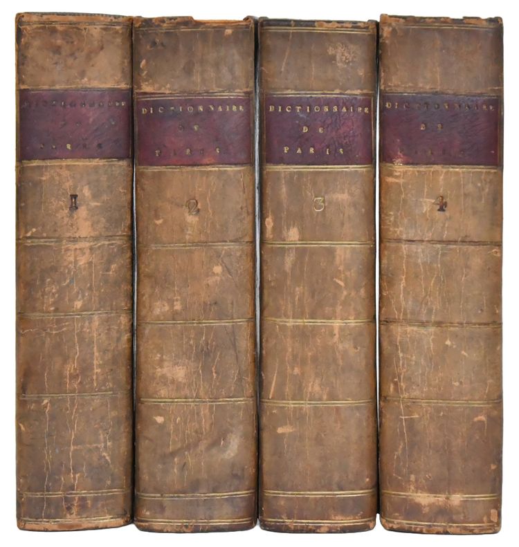 Livre "Dictionnaire historique de la ville de Paris", HURTAUT et MAGNY, édité par Moutard, 1779