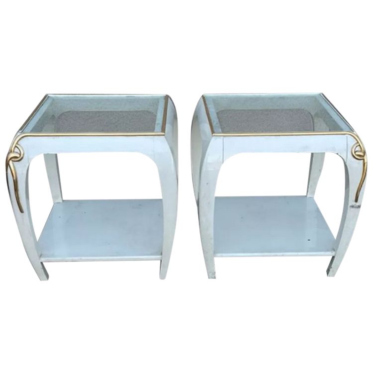 Paire de tables basses
