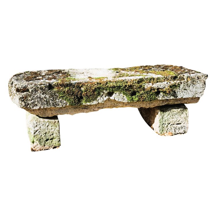 19th century hard stone bench
