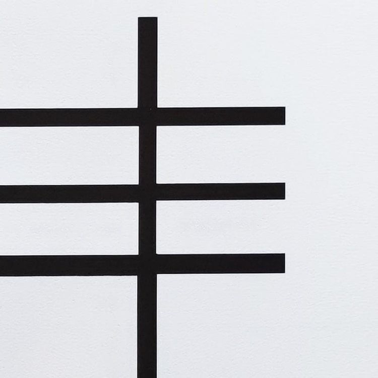 1970s Gorgeous After Piet Mondrian "Opposition of Lines" Limited Edition Lithograph