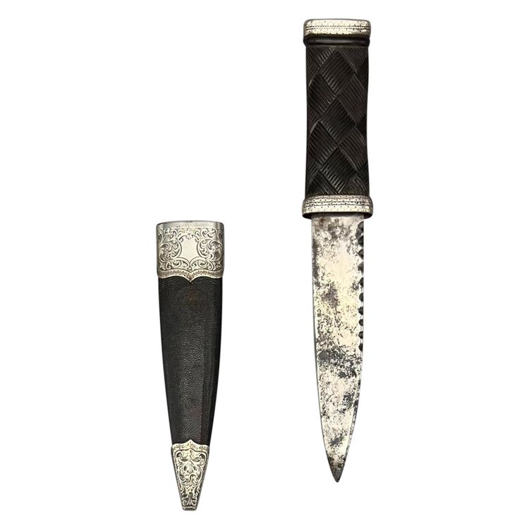 KNIFE called Sgian Dubh - Scotland - Early 20th century