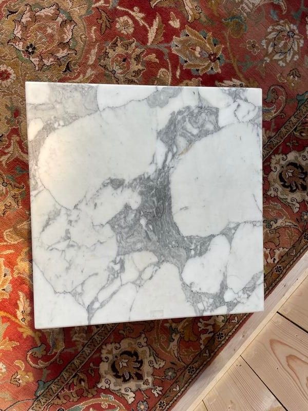 Scandinavian coffee table with marble