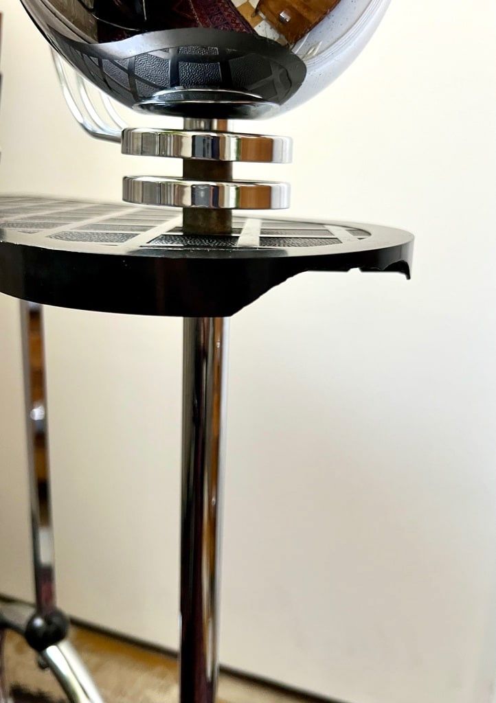 Cendrier Sur Pied Art Déco Moderniste - Demeyere 1930 - 1940