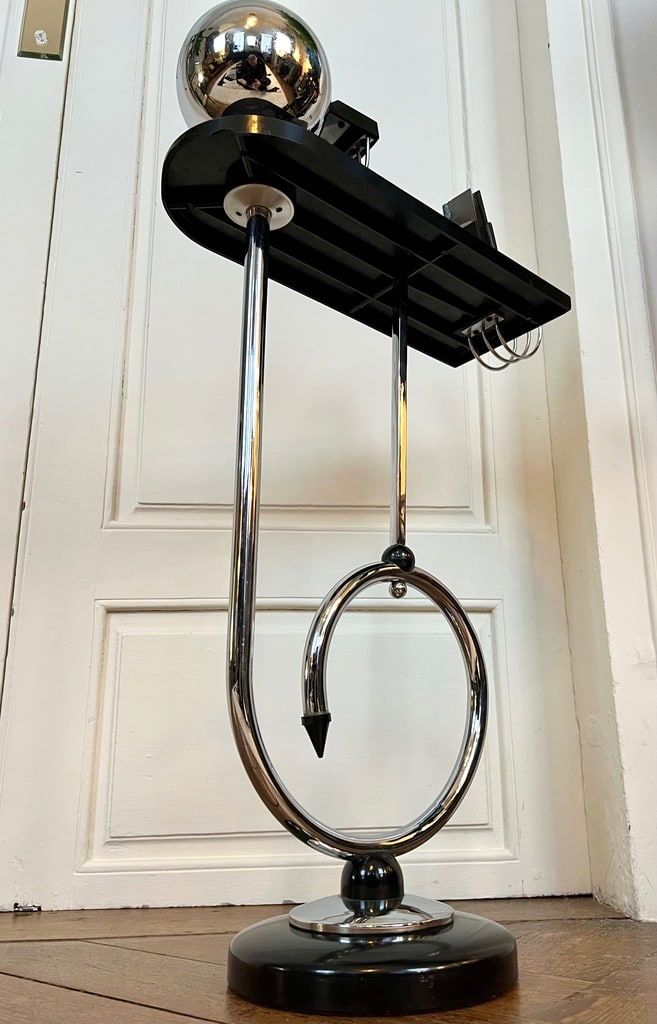 Cendrier Sur Pied Art Déco Moderniste - Demeyere 1930 - 1940