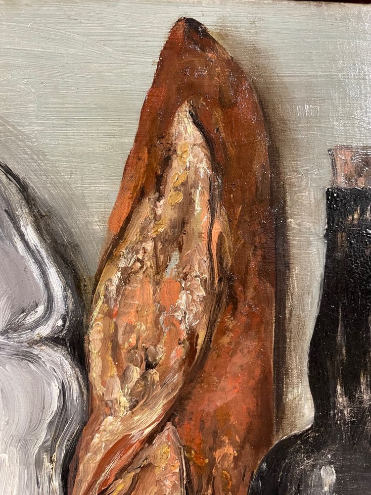 Nature Morte Au Homard - Huile Sur Toile Début XXème