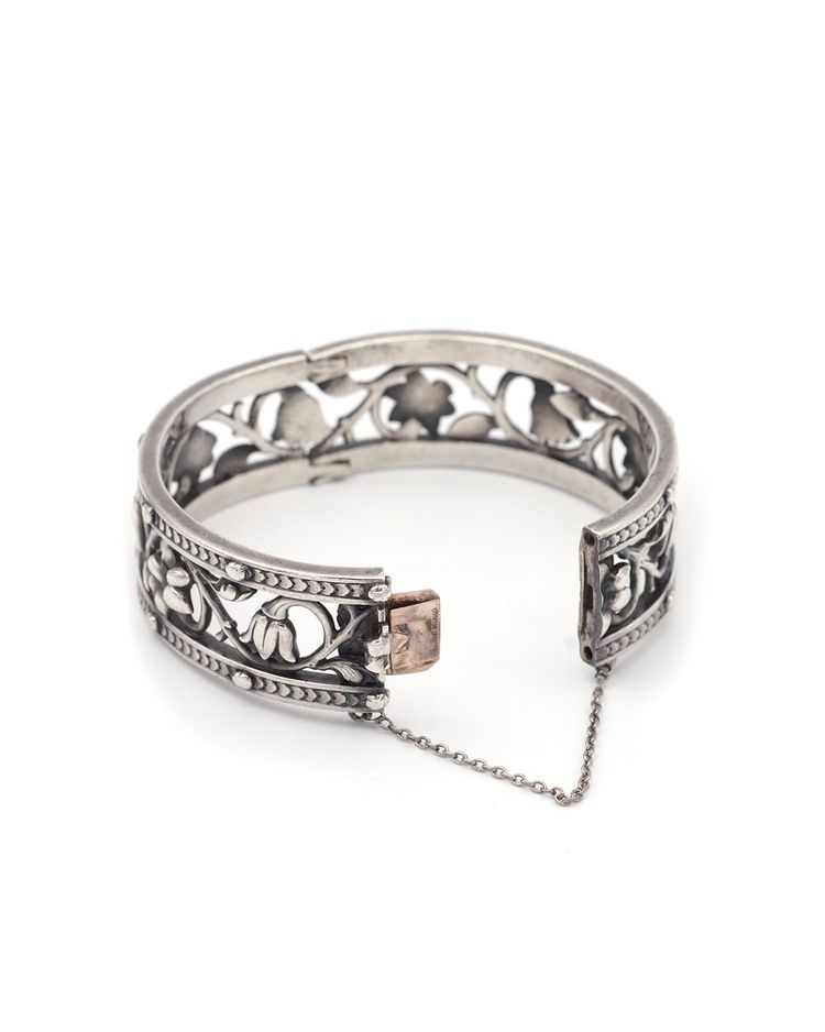 Bracciale Froment-Meurice, bracciale in argento e oro 18 carati, bracciale del XIX secolo, firmato Froment-Meurice