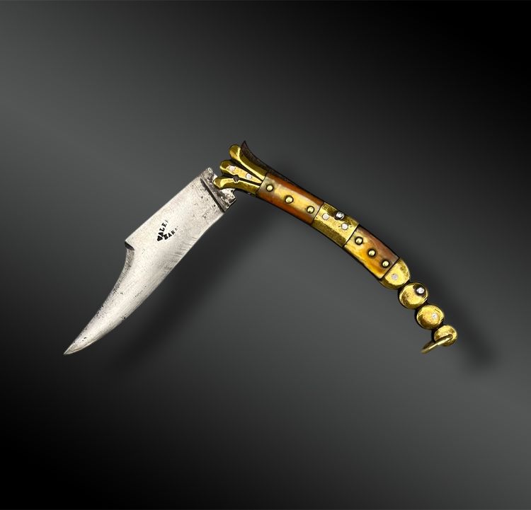FOLDING KNIFE called Navaja - Spain - XIXth century