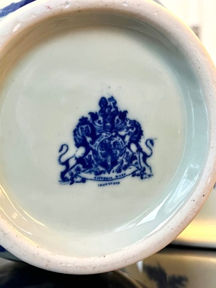 Vasque Et Broc De Toilette - Ensemble En Céramique Anglaise Ironstone