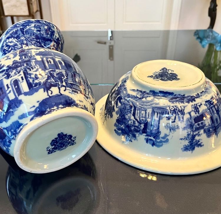 Vasque Et Broc De Toilette - Ensemble En Céramique Anglaise Ironstone
