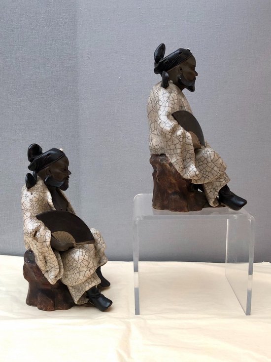 Pair Of Chinese Crackers, 19th Century