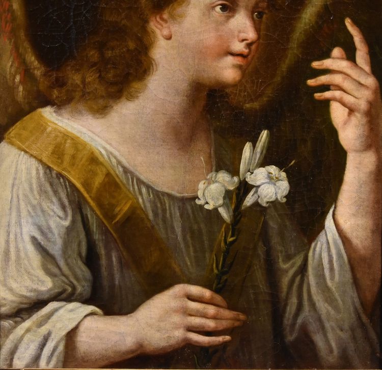 Der Verkündigungsengel, Carlo Maratta (Camerano, 1625 - Rom, 1713) Werkstatt