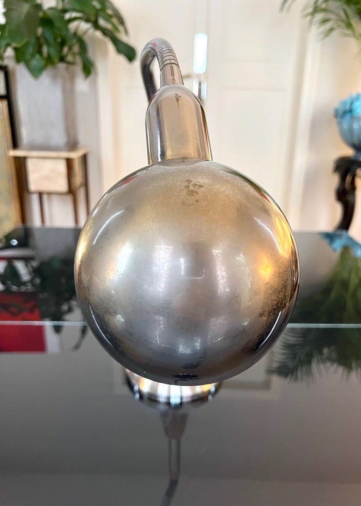Lampada articolata Jumo in metallo cromato - Vintage