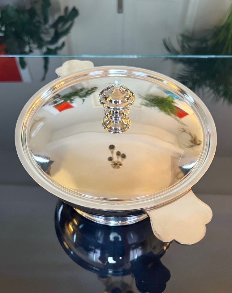 20th Century Art Deco Silver Plated Vegetable Dish