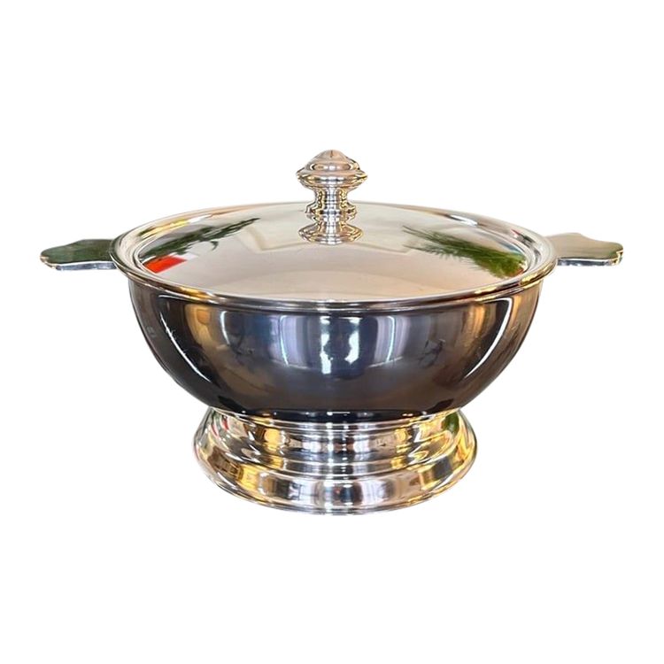 20th Century Art Deco Silver Plated Vegetable Dish
