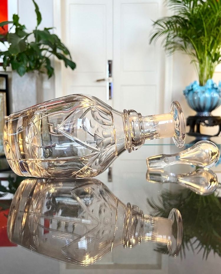 Blown Crystal Decanter