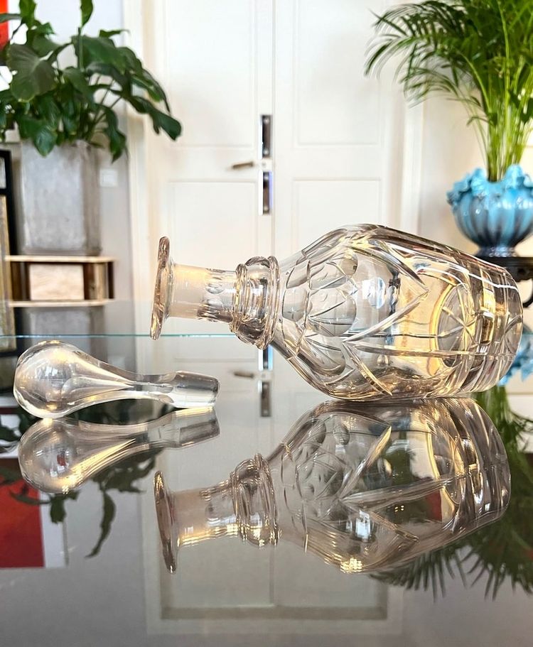 Blown Crystal Decanter