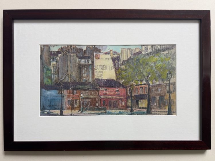 Paris, France. Place St André des Arts 1944.
