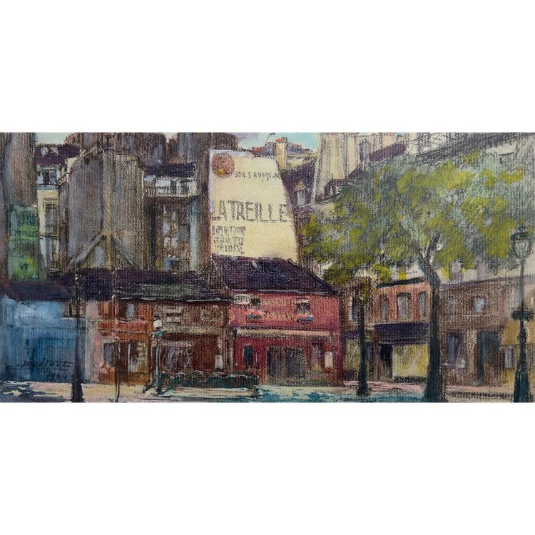 Paris, France. Place St André des Arts 1944.