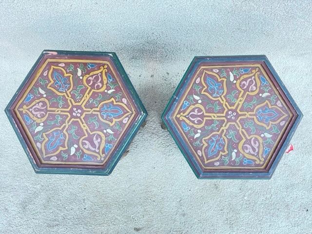 Pair of sofa ends