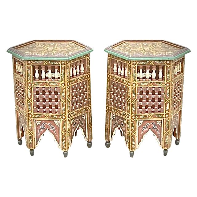 Pair of sofa ends