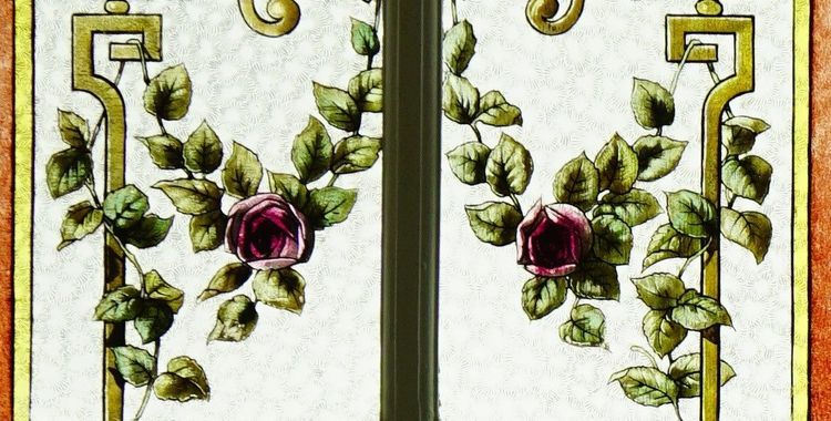 Vitrail - Vitraux - Guirlandes De Fleurs