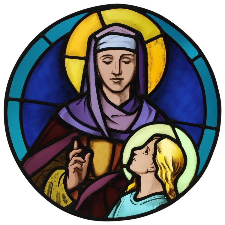 Stained glass - Stained glass windows - Marie and Anne