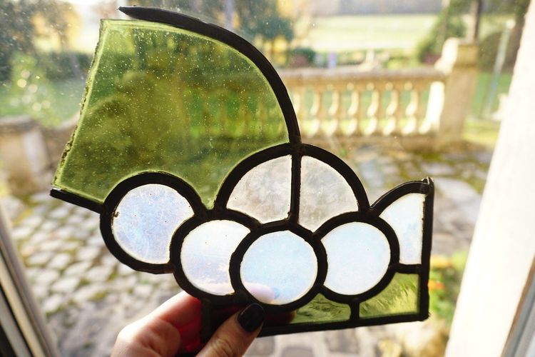 Stained glass - Stained glass windows - Art Nouveau composition
